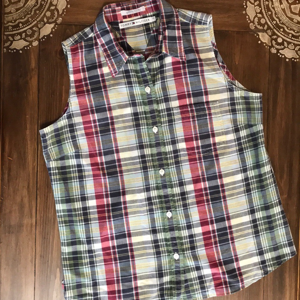 VTG Tommy Hilfiger Sleeveless Button-down Women’s